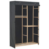 3-Tier Wardrobe Grey 110x40x170 cm Fabric 248188