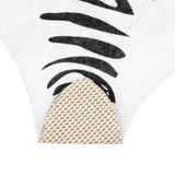 Rug Black and White 120x170 cm Zebra Pattern Washable 136623
