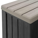 Hot Tub Step with Storage 2-Step Brown and Grey 93 x 57 x 35 cm 42045237