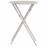 Bistro Table Folding Beige 50 x 71 cm Powder-coated Steel 42002965