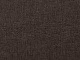Recliner Chair Dark Brown Fabric 340954