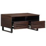 Coffee Table Brown 80x55x40 cm Solid Wood Mango 377502