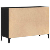 Sideboard Black Oak 104 x 35 x 70 cm Engineered Wood 862597