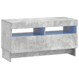 LED TV Cabinet Concrete Grey Engineered Wood 896118