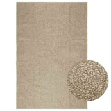 Rug ZIZUR Beige 160x230 cm Jute Look Indoor and Outdoor 4010409