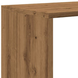 Room Divider Bookcase 3-Tier Artisan Oak 99x29x99 cm Engineered Wood 857966