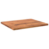 Table Top 60x50x2.5 cm Rectangular Solid Wood Acacia 370915