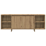 TV Cabinet Artisan Oak 130x35x50 cm Engineered Wood 856789