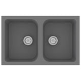 Kitchen Sink Grey 76 x 48 x 30 cm Granite 147082