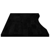 Desk Top Dark Brown 140x50x2.5 cm Solid Wood Oak Rectangular 4009030