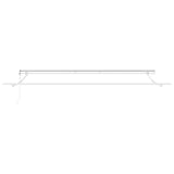 Awning Frame 4x3 m Automatic Roll-back Aluminium 141466