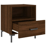 Bedside Cabinets 2 pcs Brown Oak 40x35x47.5 cm Engineered Wood 827451