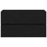 Bathroom Sink Cabinet Black Oak 80 x 39 x 62 cm Engineered Wood 3333147
