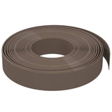 ZNTS Garden Edgings 2 pcs Brown 10 m 10 cm Polyethylene 3155436