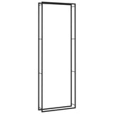 Firewood Rack Matt Black 110x28x312 cm Steel 350312
