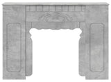 Fireplace Surround Concrete Grey 93 x 20 x 89 cm 8006627