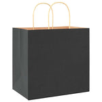 ZNTS Paper Bags 250 pcs with Handles Black 26x17x25 cm 4101647