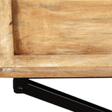 Console Table Solid Mango Wood 130x40x80 cm 244897