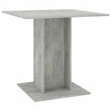 Dining Table Concrete Grey 80x80x75 cm Engineered Wood 800256