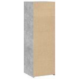 Highboard Concrete Grey 40x41x124 cm Engineered Wood 846386