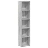 CD Cabinets 2 pcs Grey Sonoma 21x16x93.5 cm Engineered Wood 815319