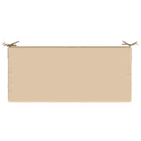 2-Piece Bench Cushions SOEST 2 pcs 100% Polyester Cream 950205