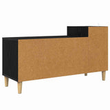 TV Cabinet Black Oak 100 x 35 x 55 cm Engineered Wood 881023
