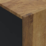 Sideboard with 4 Doors 60x33x75 cm Solid Wood Mango 352920