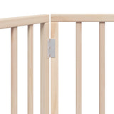 Dog Gate Foldable 3 Panels 150 cm Poplar Wood 352174