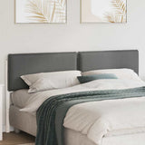 Upholstered Headboard White and Light Grey 180 cm 880002