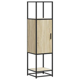 Highboard Sonoma Oak 35.5x35x139 cm Engineered Wood and Metal 849035
