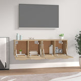 Wall Cabinets 2 pcs Sonoma Oak 60x36.5x35 cm Engineered Wood 3115630