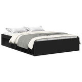 Bed Frame without Mattress Black 140x190 cm 3203902