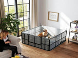 Steel Dog Whelping Box with Washable Whelping Pad, Wind-Resistant Cloth, for Small, Medium Dogs, 122 T3398P425271