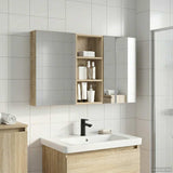 Bathroom Cabinet Set 3 pcs 110 x 10.5 x 60.5 cm Engineered wood 3403714