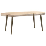 Coffee Table Legs Conical Shape 4 pcs Natural Steel 42-43 cm Steel 4012515