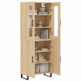 Highboard Sonoma Oak 69.5x34x180 cm Engineered Wood 3198236