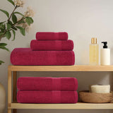Sauna Towels "FROGN" 4 pcs Bordeaux 80x200 cm 360 gsm 136744