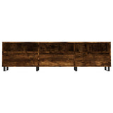 TV Cabinet Smoked Oak 150x30x44,5 cm Engineered Wood 831305