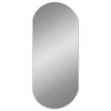 Wall Mirror Silver 90x40 cm Oval 348193