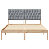 Bed Frame with Upholstered Headboard Brown 160 x 200 cm 3394388