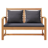 Garden Sofa Set Natural Solid teak wood 42006409