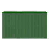 Garden Shed Green 192x357x223 cm Galvanised Steel 3147429