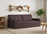 2 Seater Sofa Dark Brown 150 x 81 x 82 cm Fabric 42041077