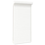 Roller Shutter White 110 x 220 cm Aluminium and Polyurethane 42047058