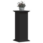 ZNTS Plant Stand Black 33x33x80 cm Engineered Wood 852970