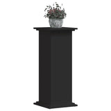 ZNTS Plant Stand Black 33x33x80 cm Engineered Wood 852970