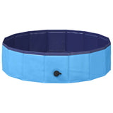 Children Swimming Pool Folding Blue 80 x 20 cm 3416320