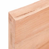 Bathroom Countertop Light Brown 60x30x cm Treated Solid Wood 3156103