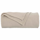 Throw Blankets 6 pcs Beige 240 x 220 cm Fleece 42017047